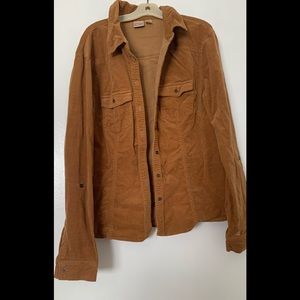 Corderoy brown button up